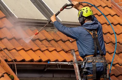 Démoussage et hydrofuge de toiture à Trélévern